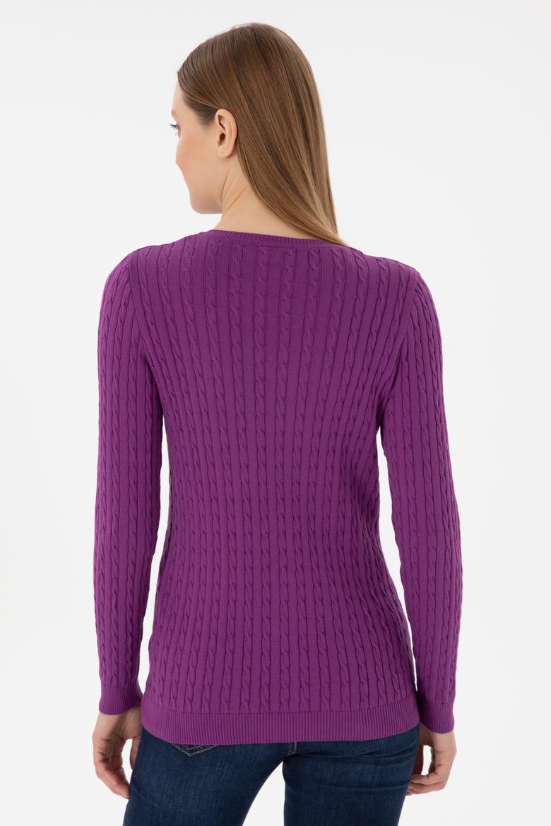 Kadın Menekşe Basic Kazak - 50288992106