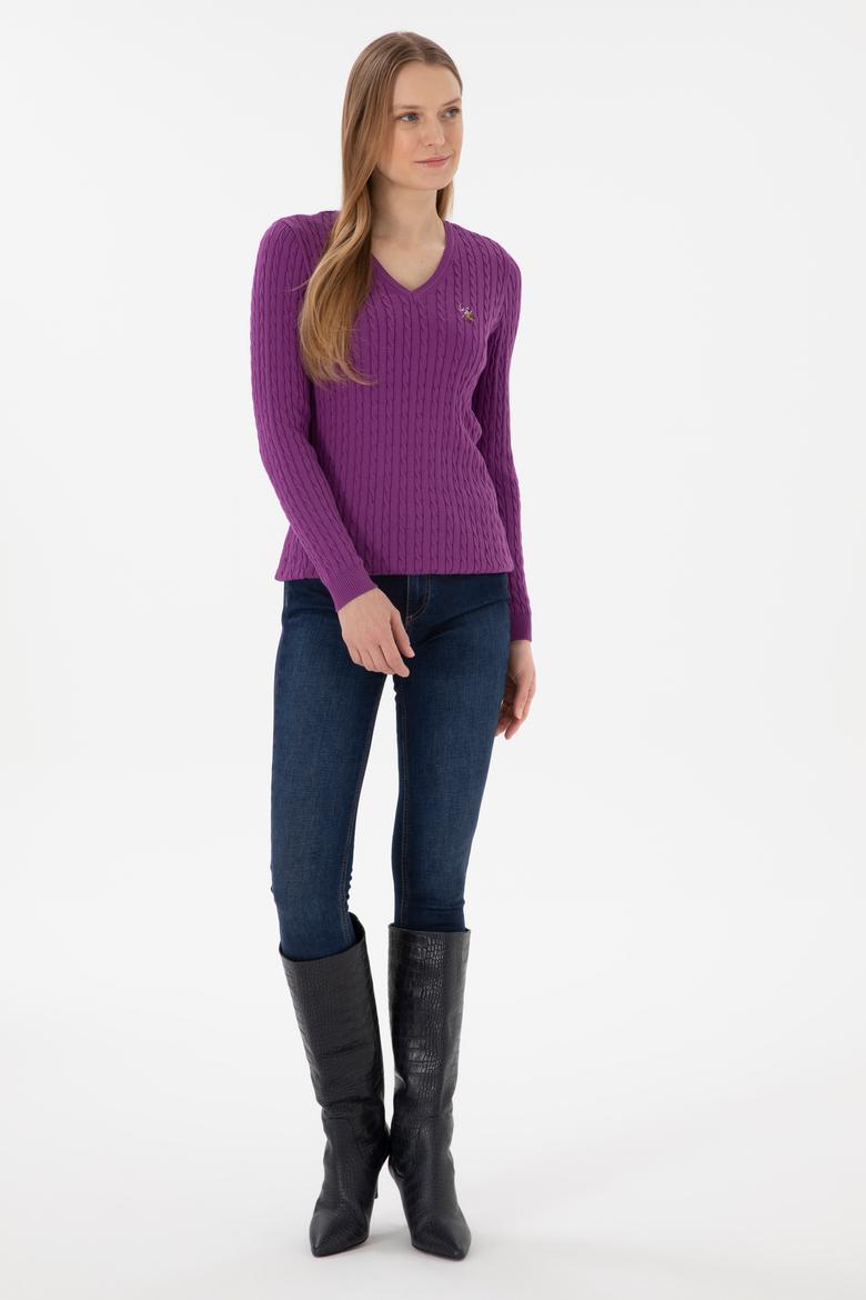 Kadın Menekşe Basic Kazak - 50288992106