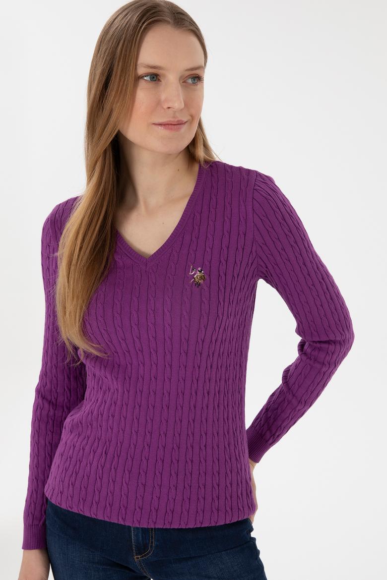 Kadın Menekşe Basic Kazak - 50288992106