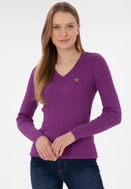 Kadın Menekşe Basic Kazak - 50288992106