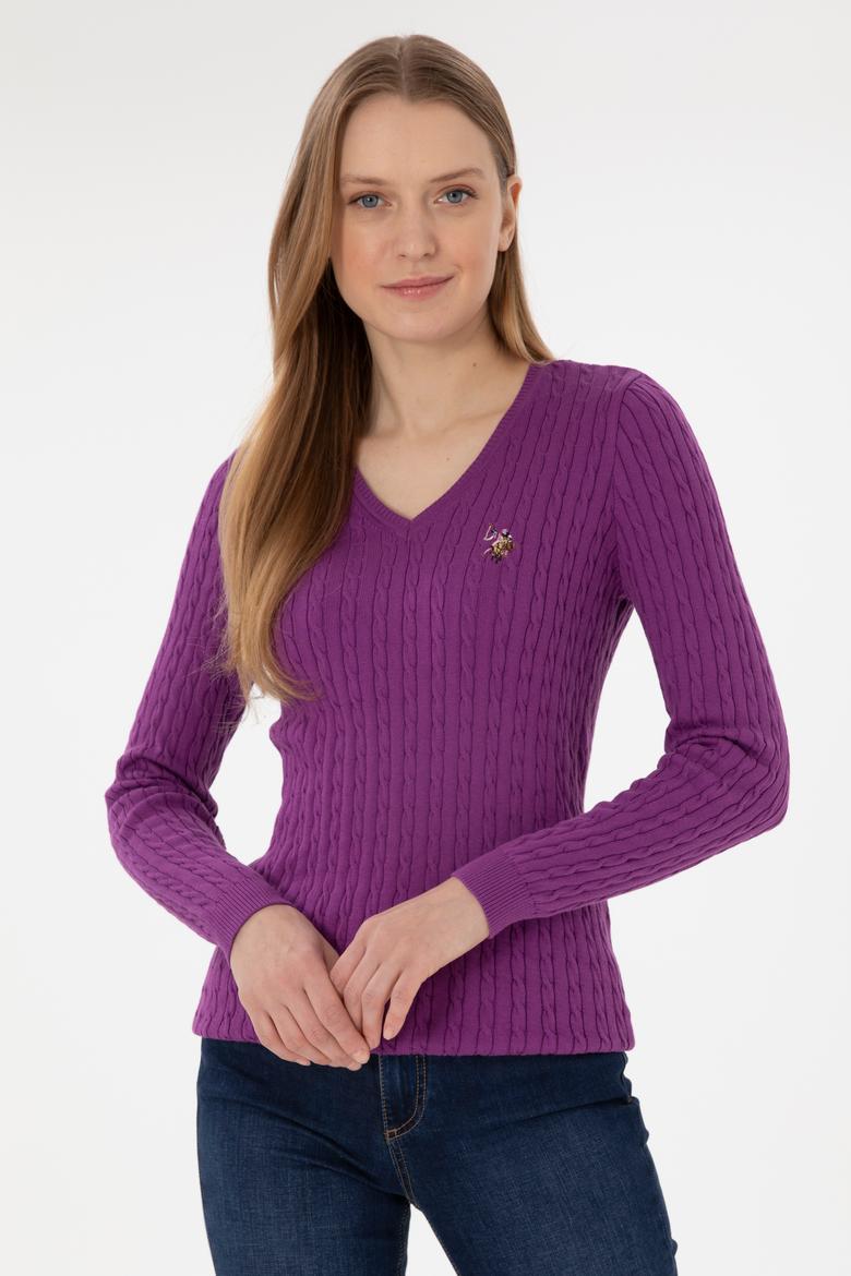 Kadın Menekşe Basic Kazak