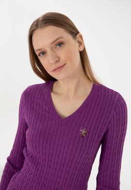 Kadın Menekşe Basic Kazak - 50288992106