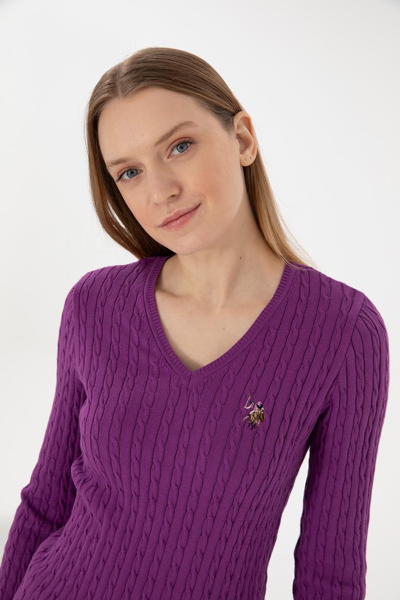 Kadın Menekşe Basic Kazak - 50288992106