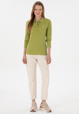 Kadın Fıstık Yeşili Basic Sweatshirt - 50289541142