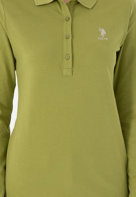 Kadın Fıstık Yeşili Basic Sweatshirt - 50289541142