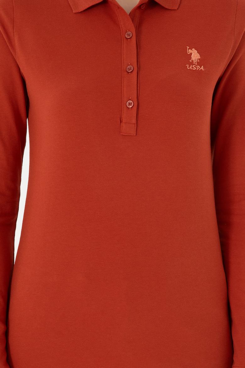 Kadın Kiremit Basic Sweatshirt - 50289541185