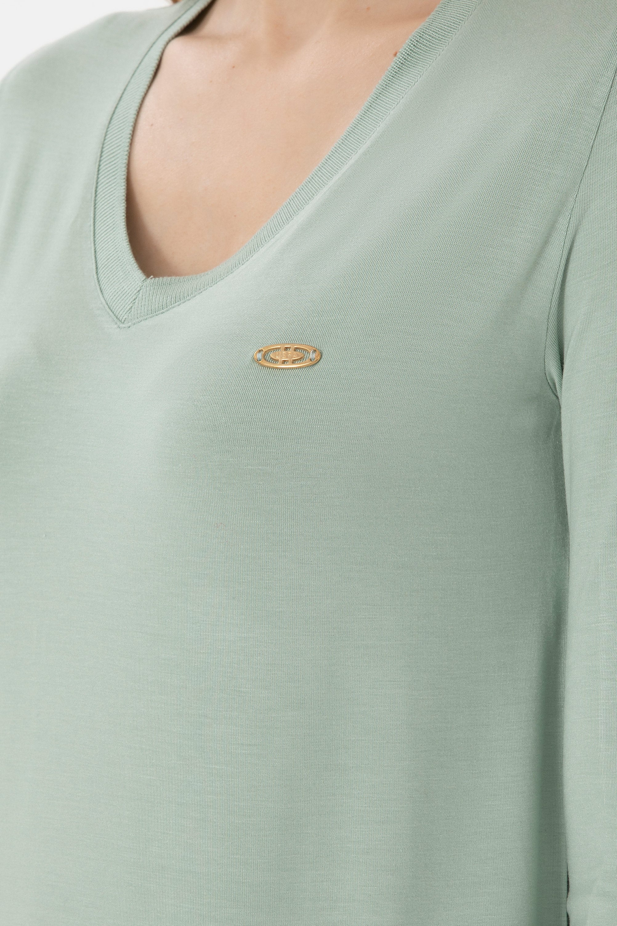 Kadın Su Yeşili Sweatshirt - Image 7