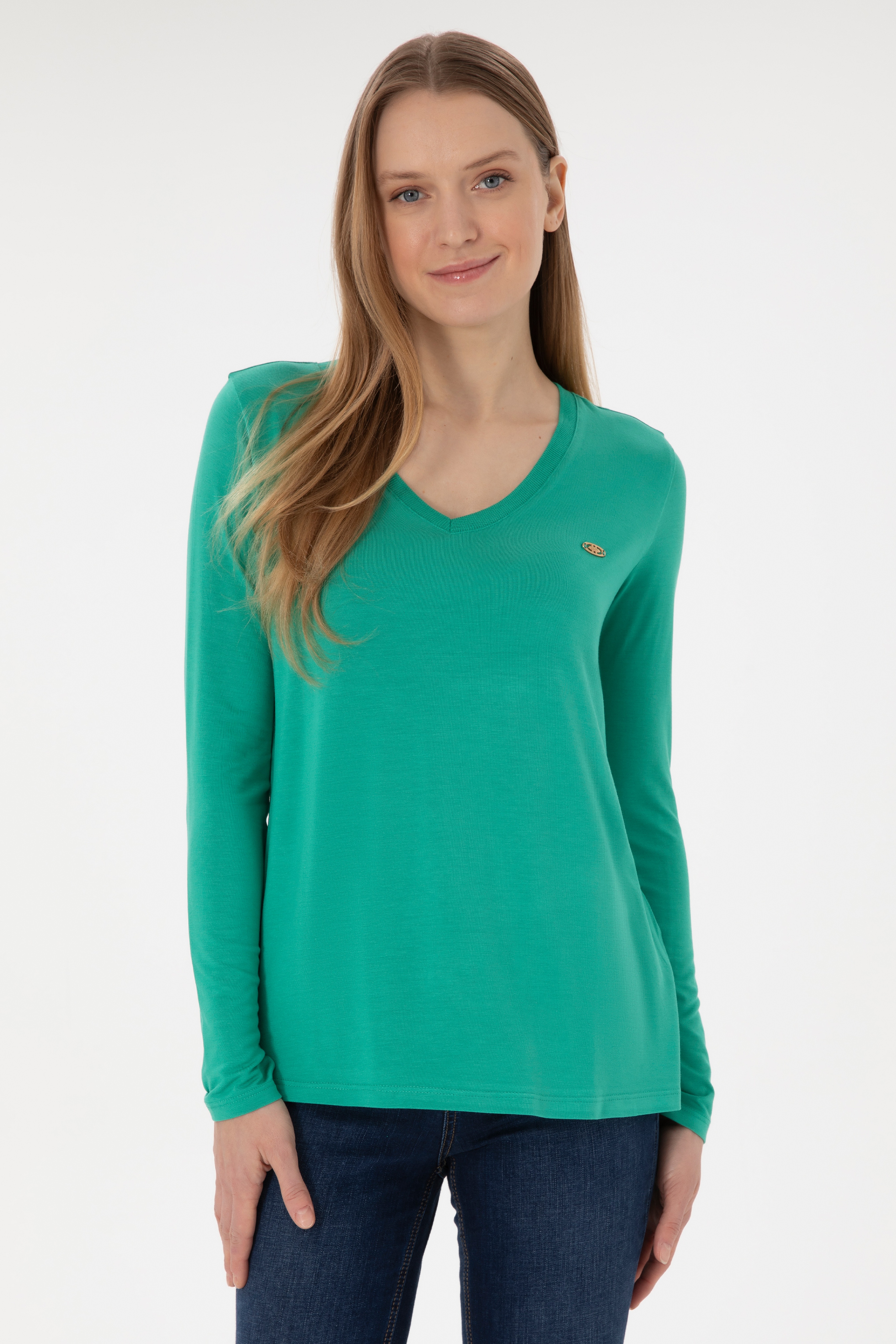 Kadın Mint Sweatshirt - Image 1