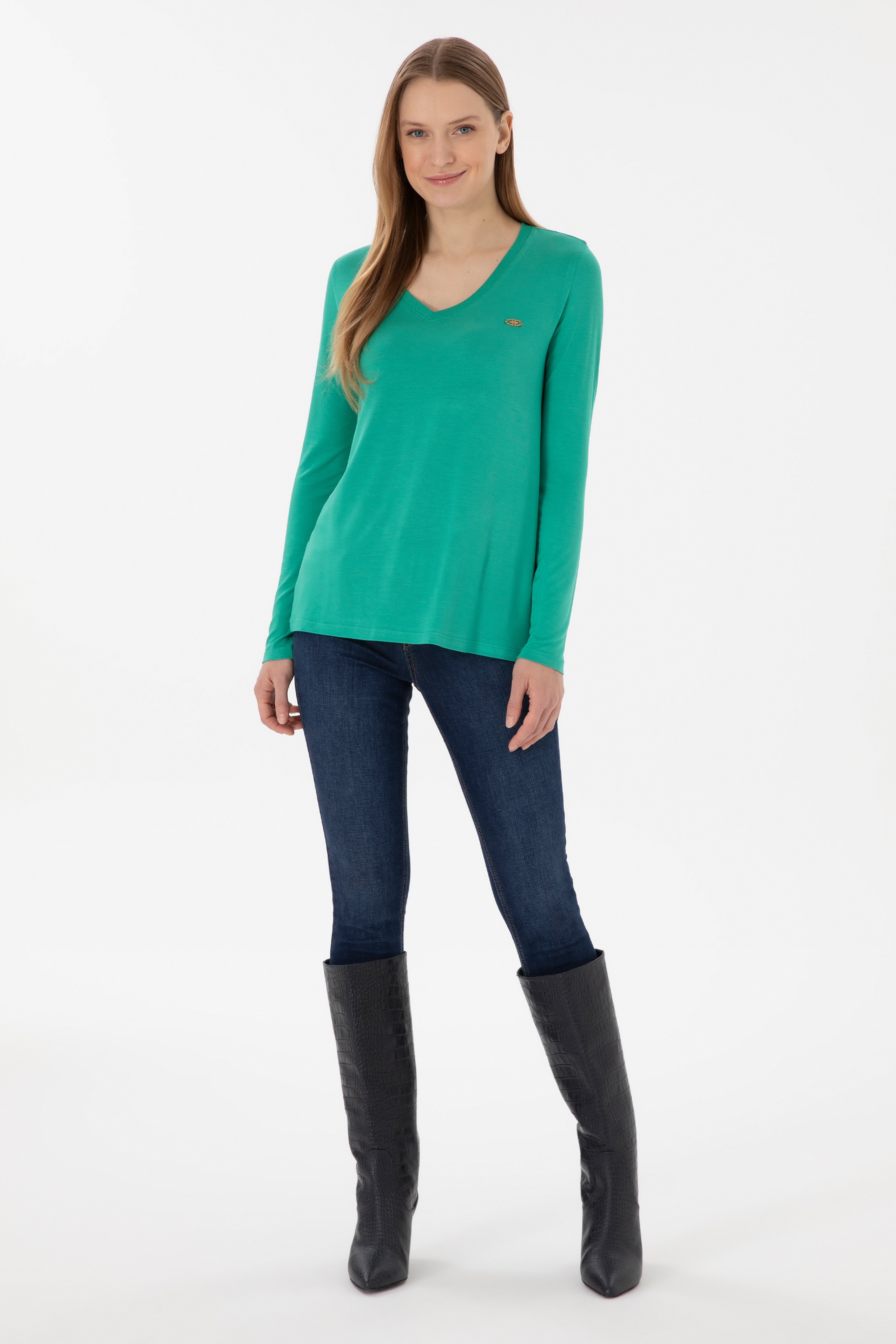 Kadın Mint Sweatshirt - Image 4
