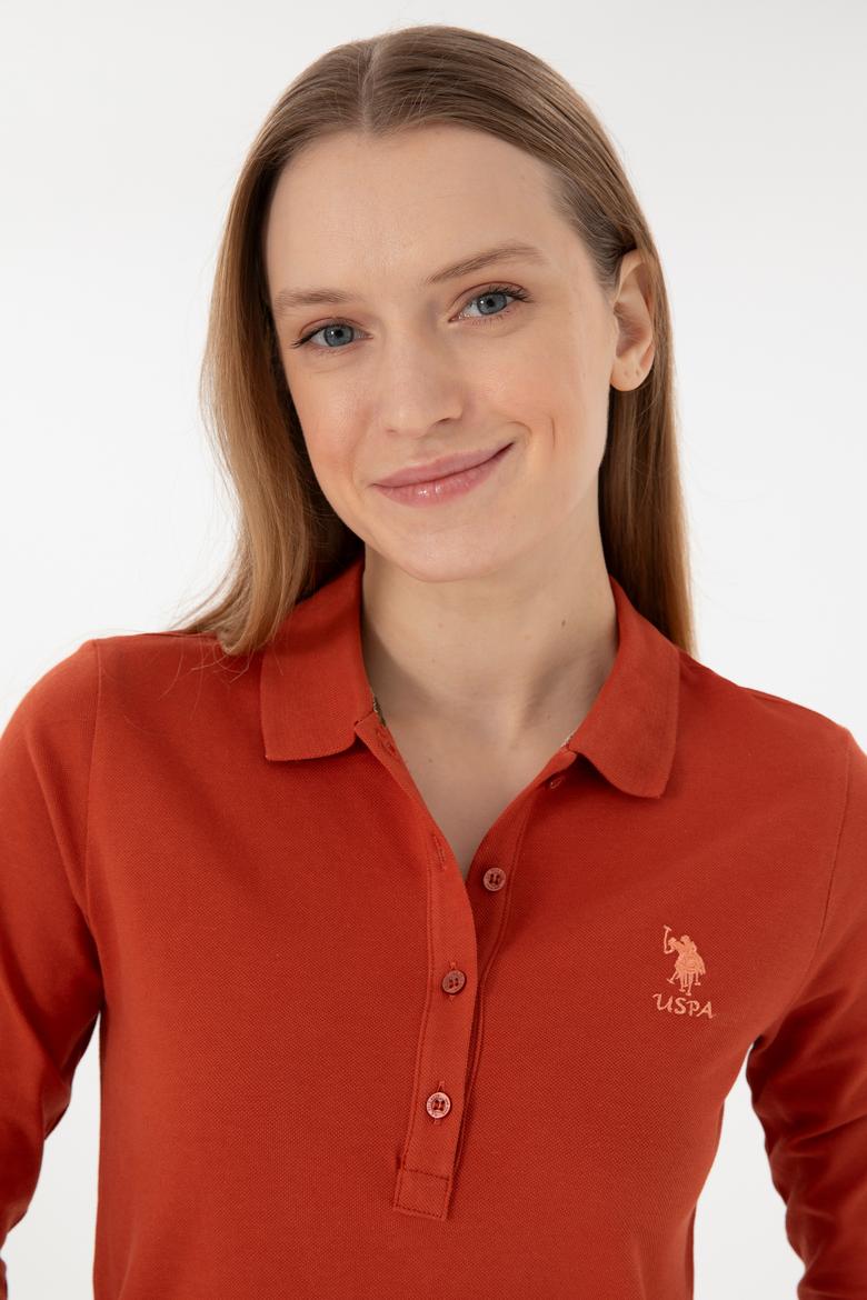 Kadın Kiremit Basic Sweatshirt - 50289541185