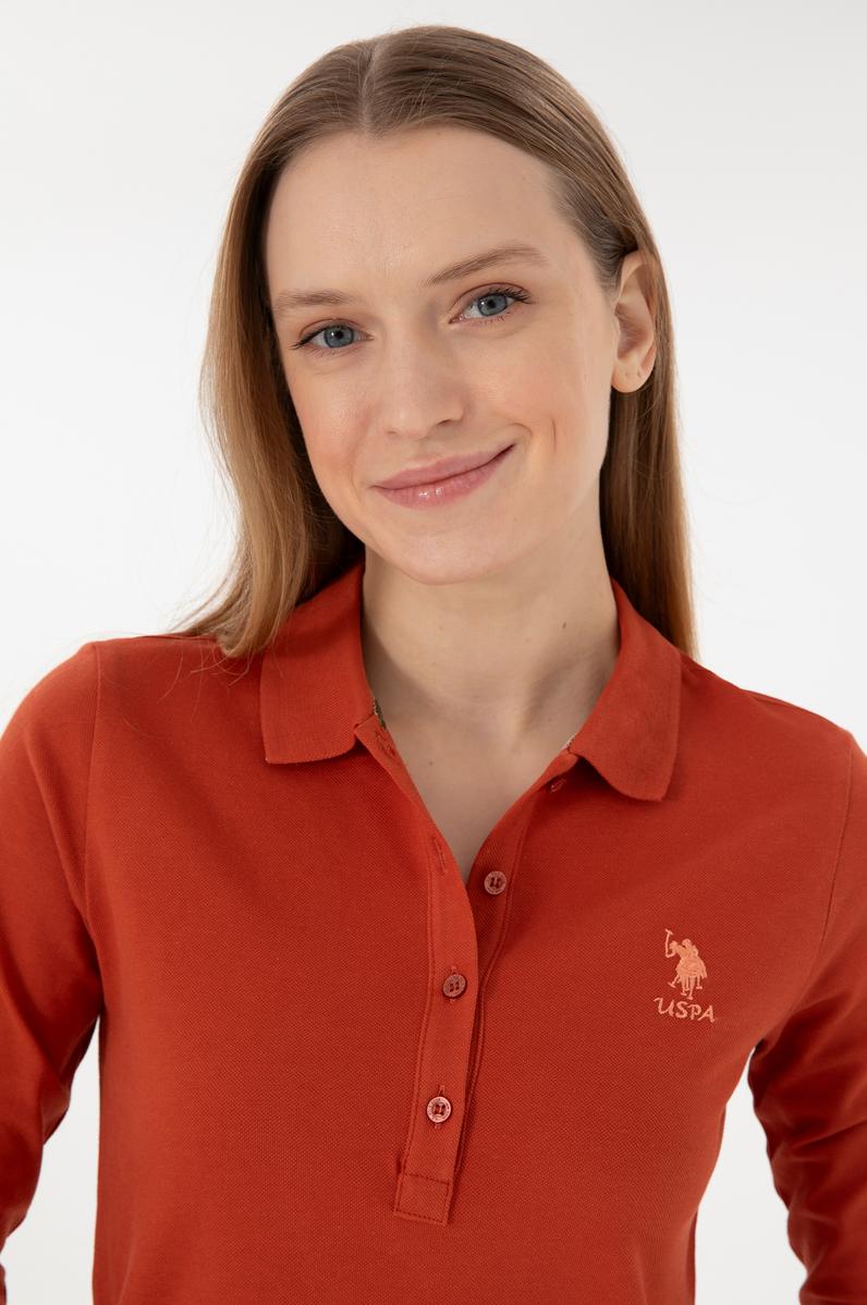 Kadın Kiremit Basic Sweatshirt