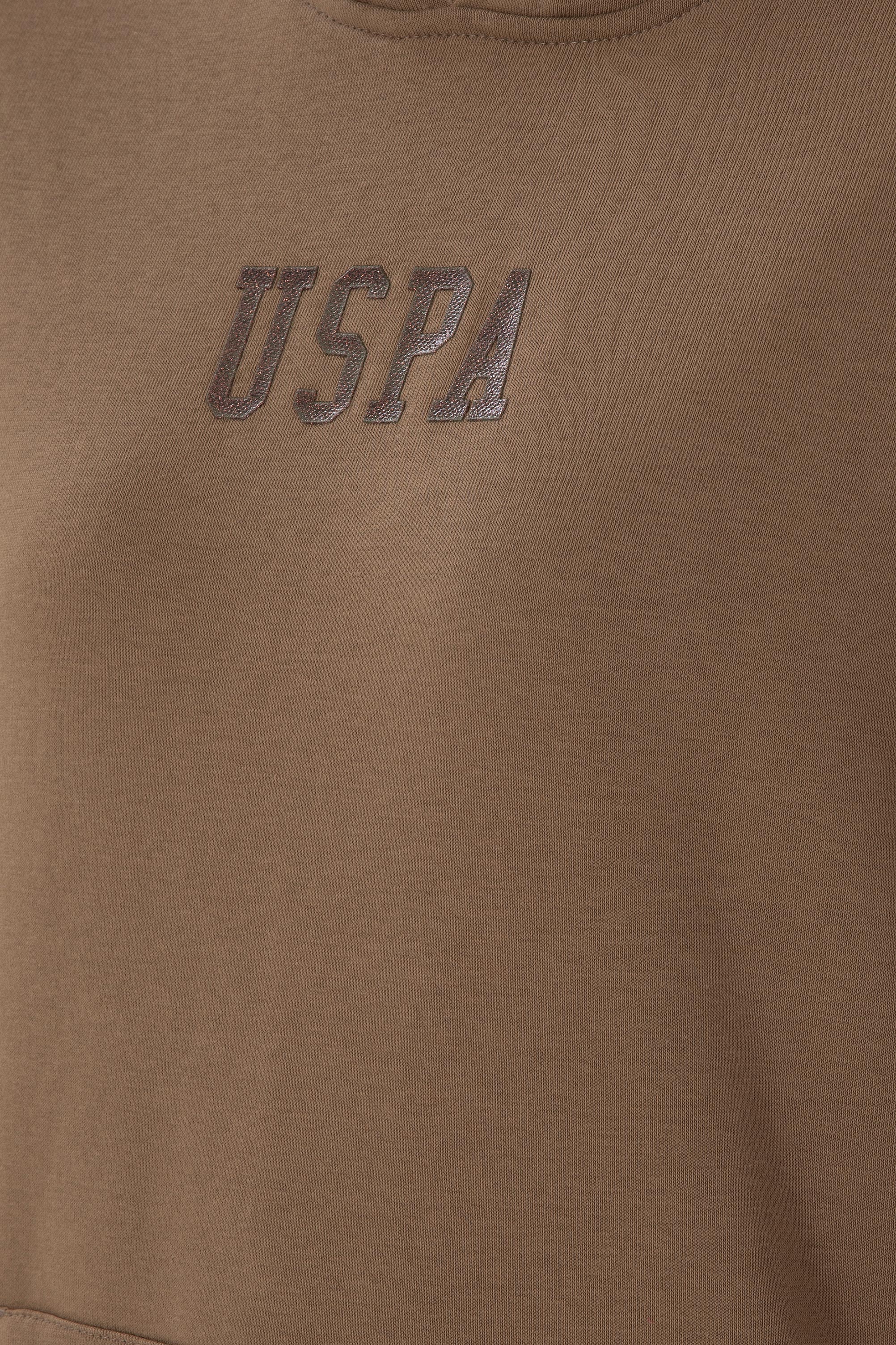 سویشرت هودی آستین بلند رگولار هودی زنانه یو اس پولو | U.S. Polo Assn. - تصویر 7