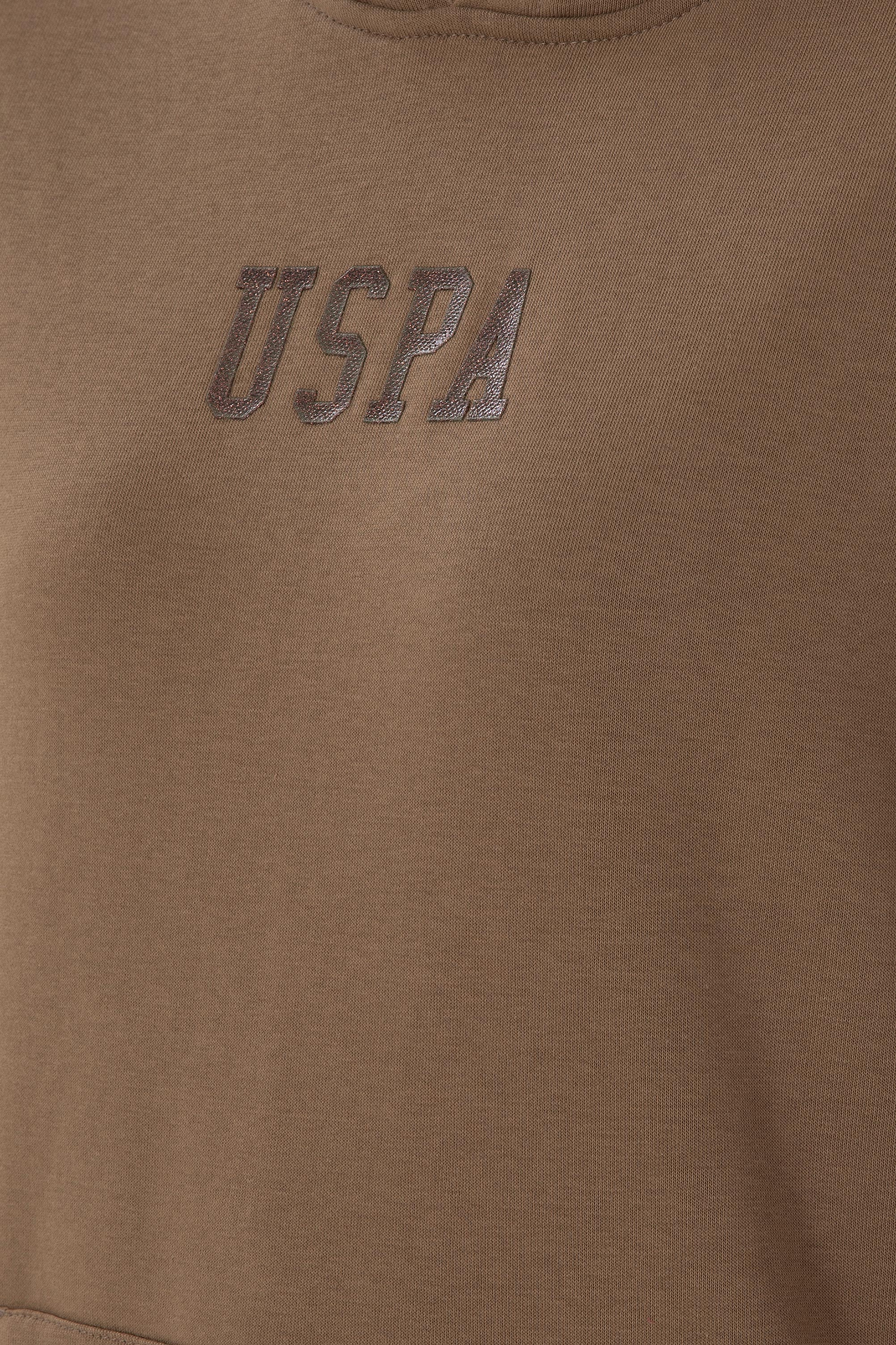 Kadın Haki Basic Sweatshirt - Image 7
