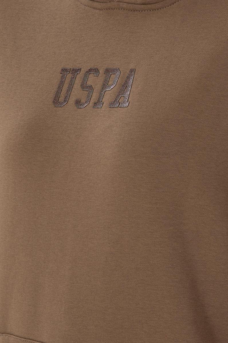 Kadın Haki Basic Sweatshirt