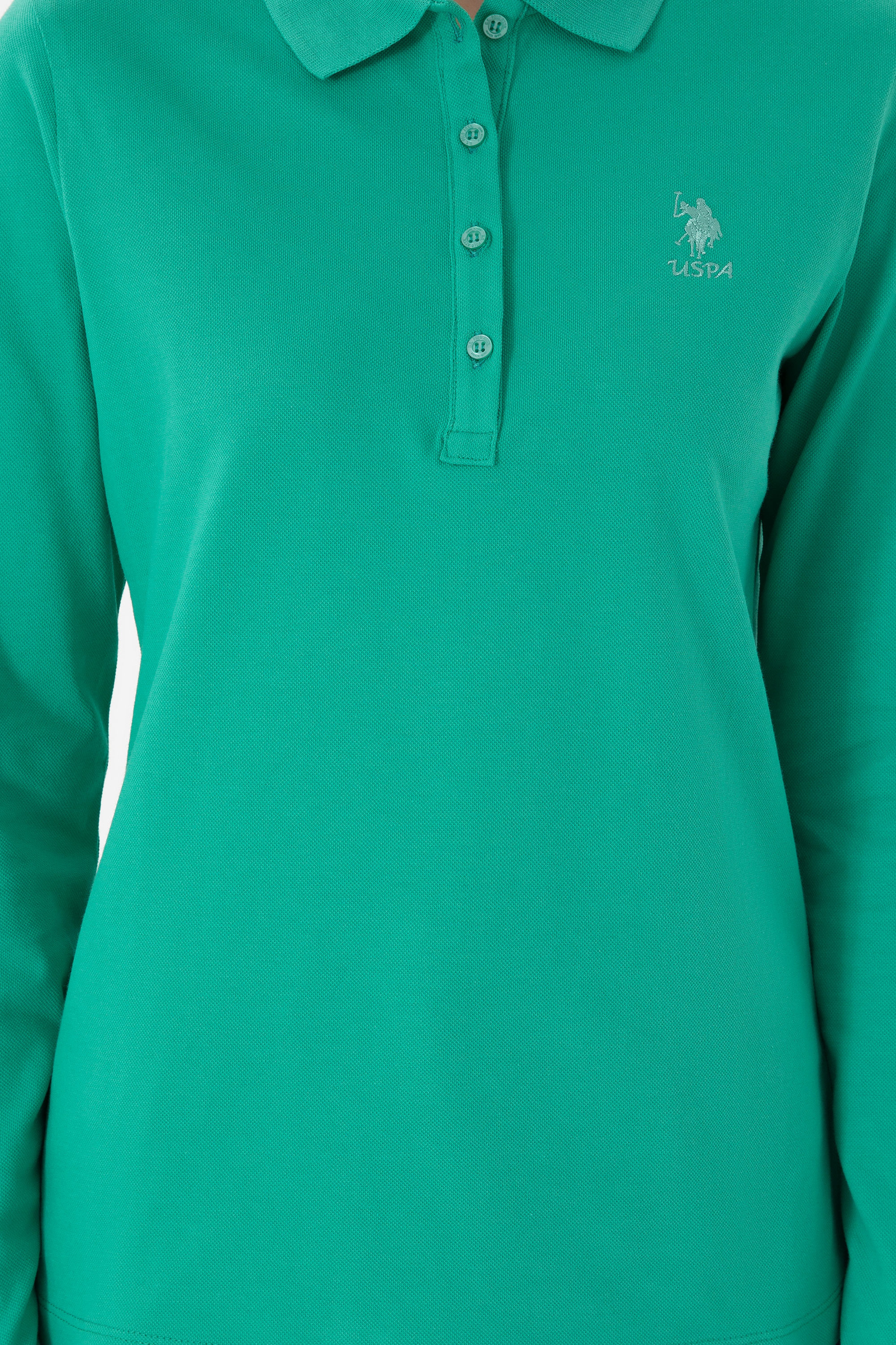 Kadın Mint Basic Sweatshirt - Image 6