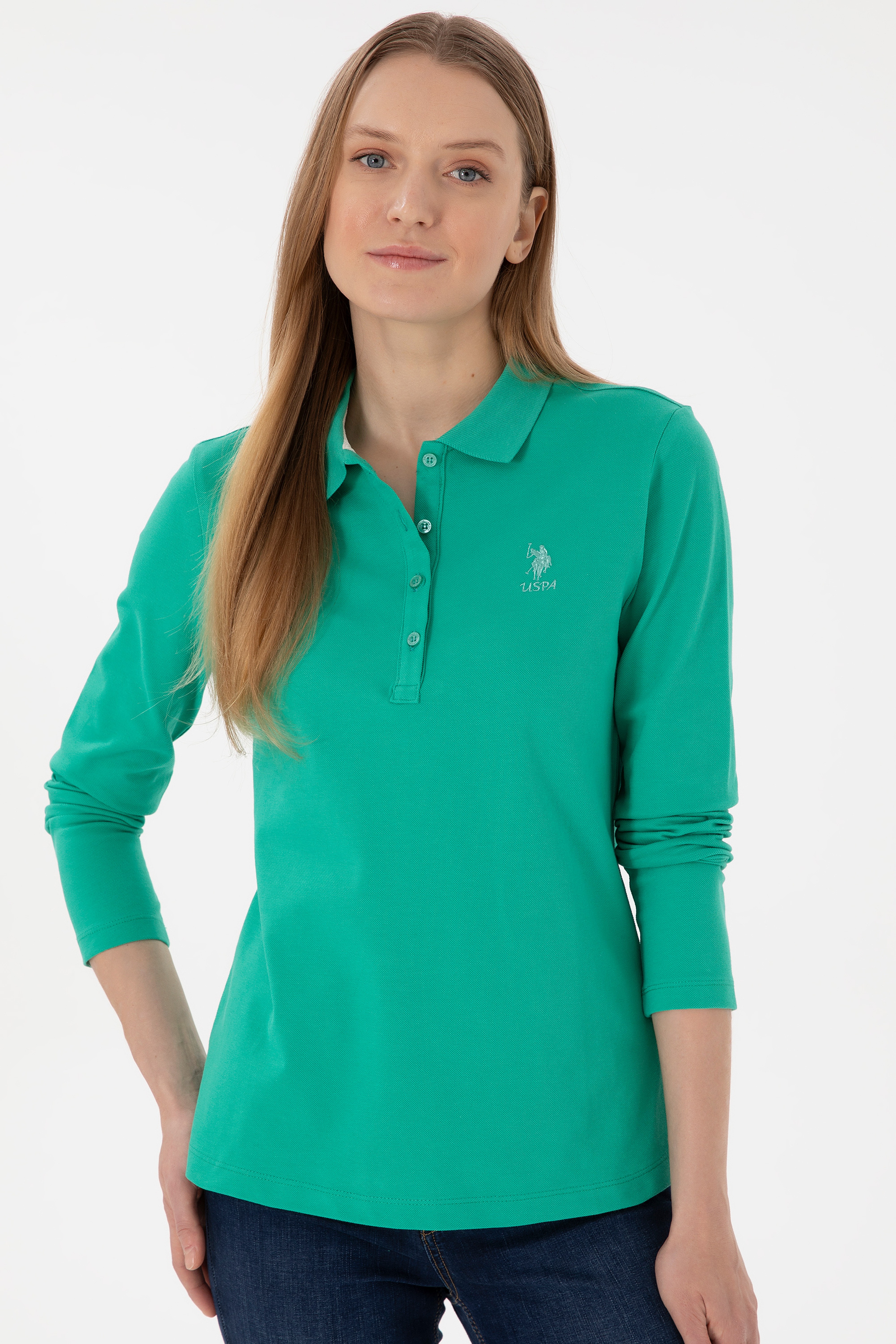 Kadın Mint Basic Sweatshirt