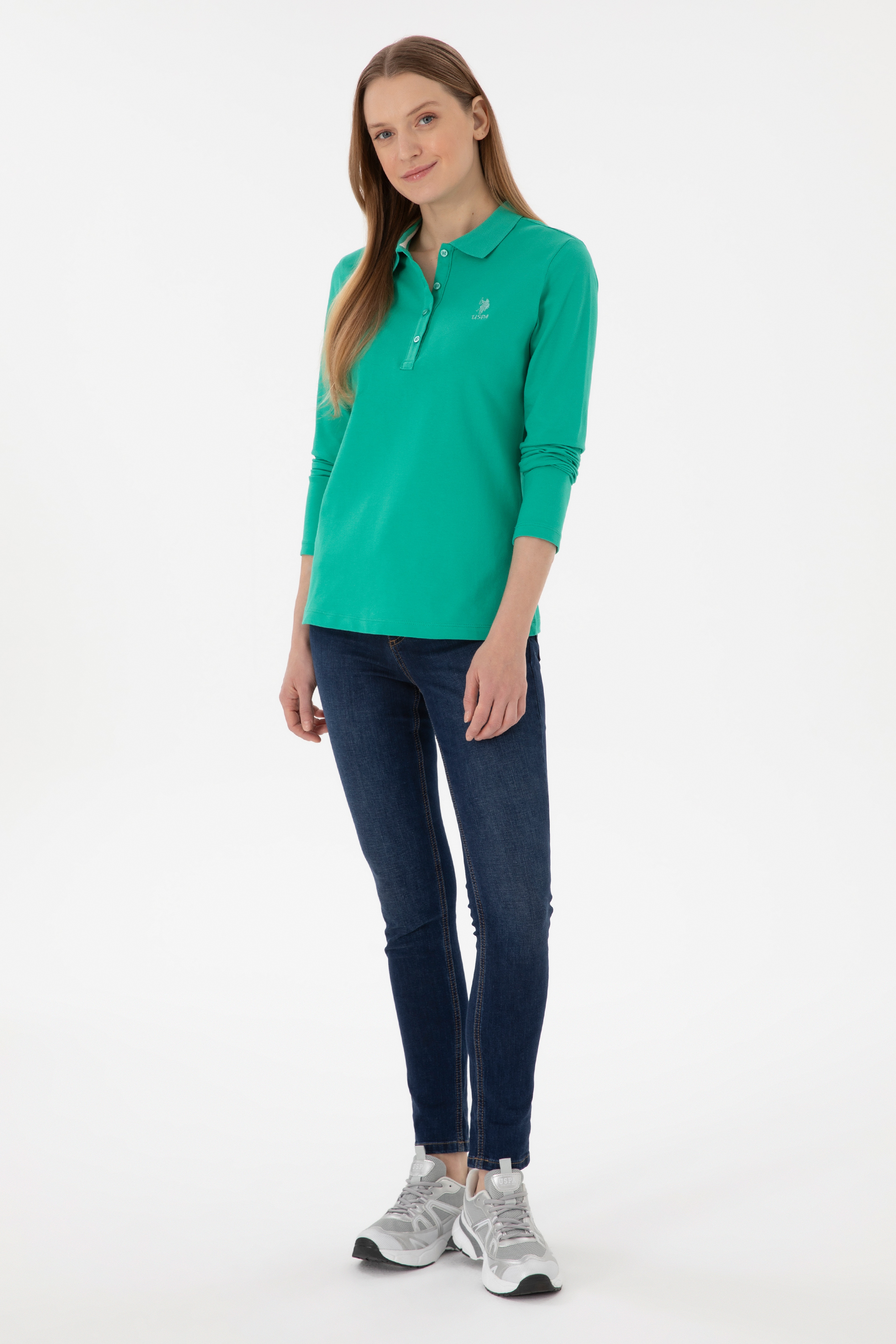 Kadın Mint Basic Sweatshirt