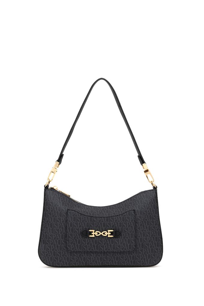 Kadın Siyah Uzun Askılı Kol Çantası