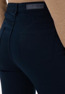 Kadın Lacivert Toothpick Fit Kanvas Pantolon - 50298498002