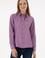 Kadın Menekşe Uzun Kollu Basic Gömlek