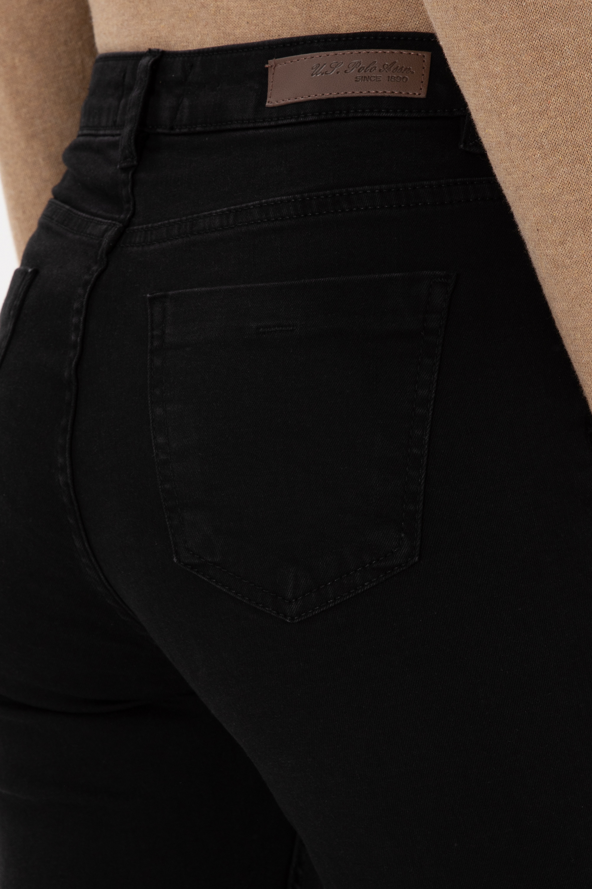 Kadın Siyah Skinny Fit Jean Pantolon - Image 6