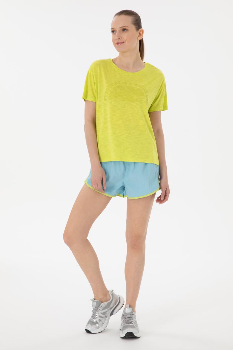 Kadın Su Yeşili Deniz Şortu - 50284609026