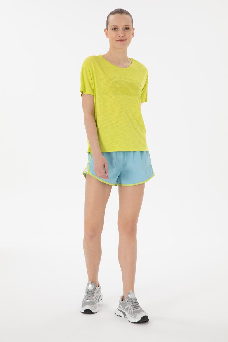 Kadın Su Yeşili Deniz Şortu