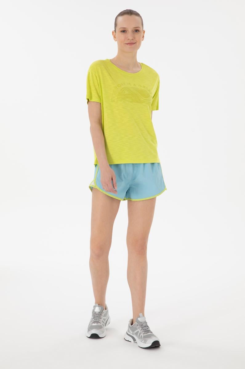 Kadın Su Yeşili Deniz Şortu