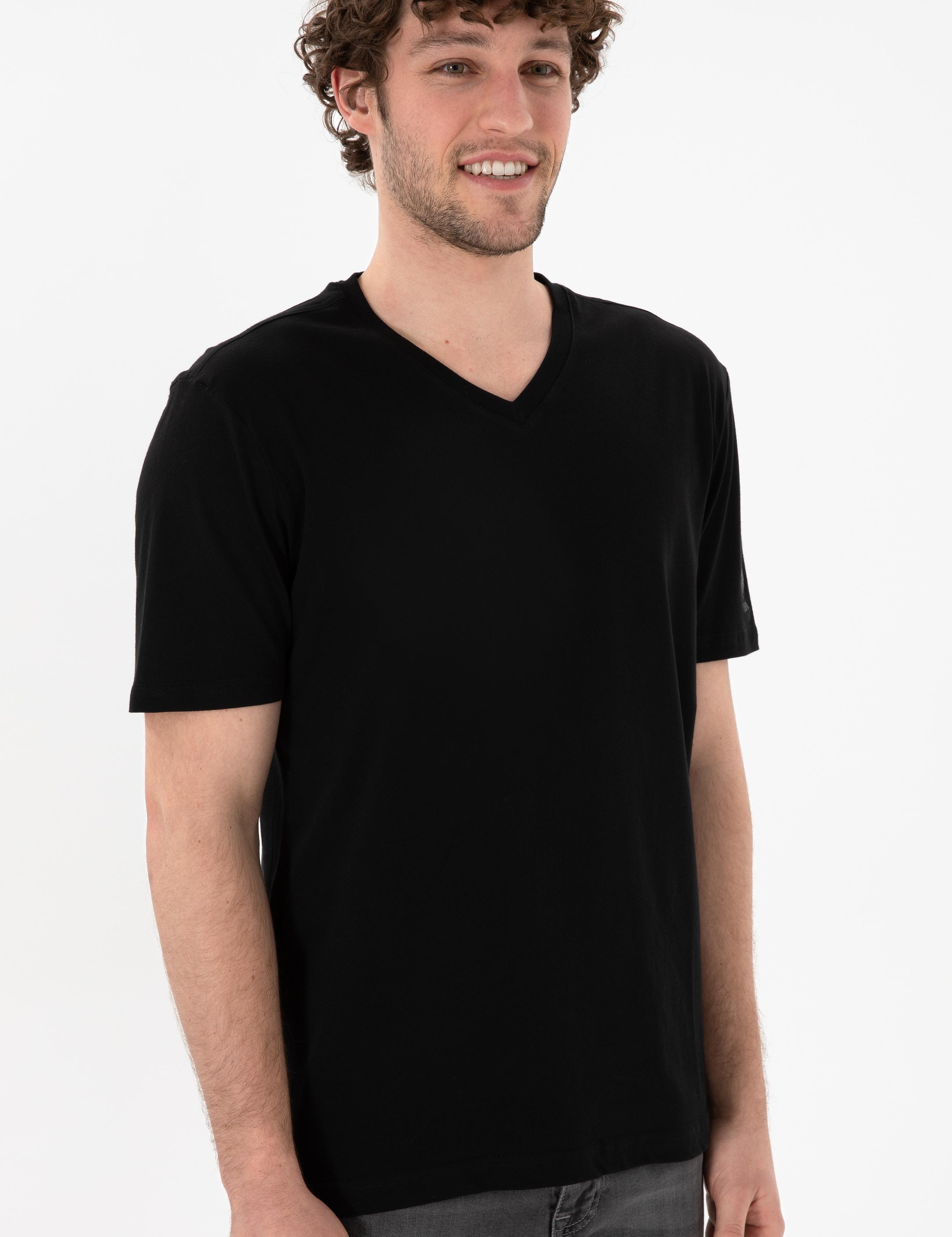 تی شرت یقه هفت آستین کوتاه رگولار یقه هفت مردانه یو اس پولو | U.S. Polo Assn. - تصویر 4