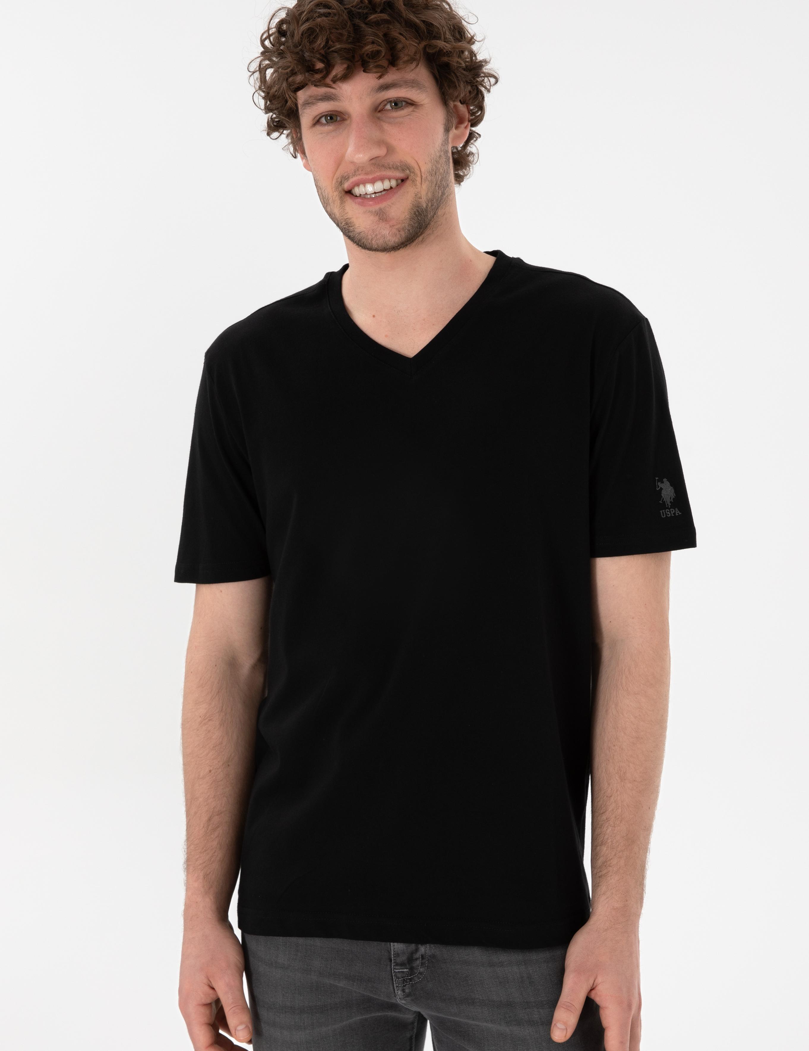 تی شرت یقه هفت آستین کوتاه رگولار یقه هفت مردانه یو اس پولو | U.S. Polo Assn. - تصویر 2
