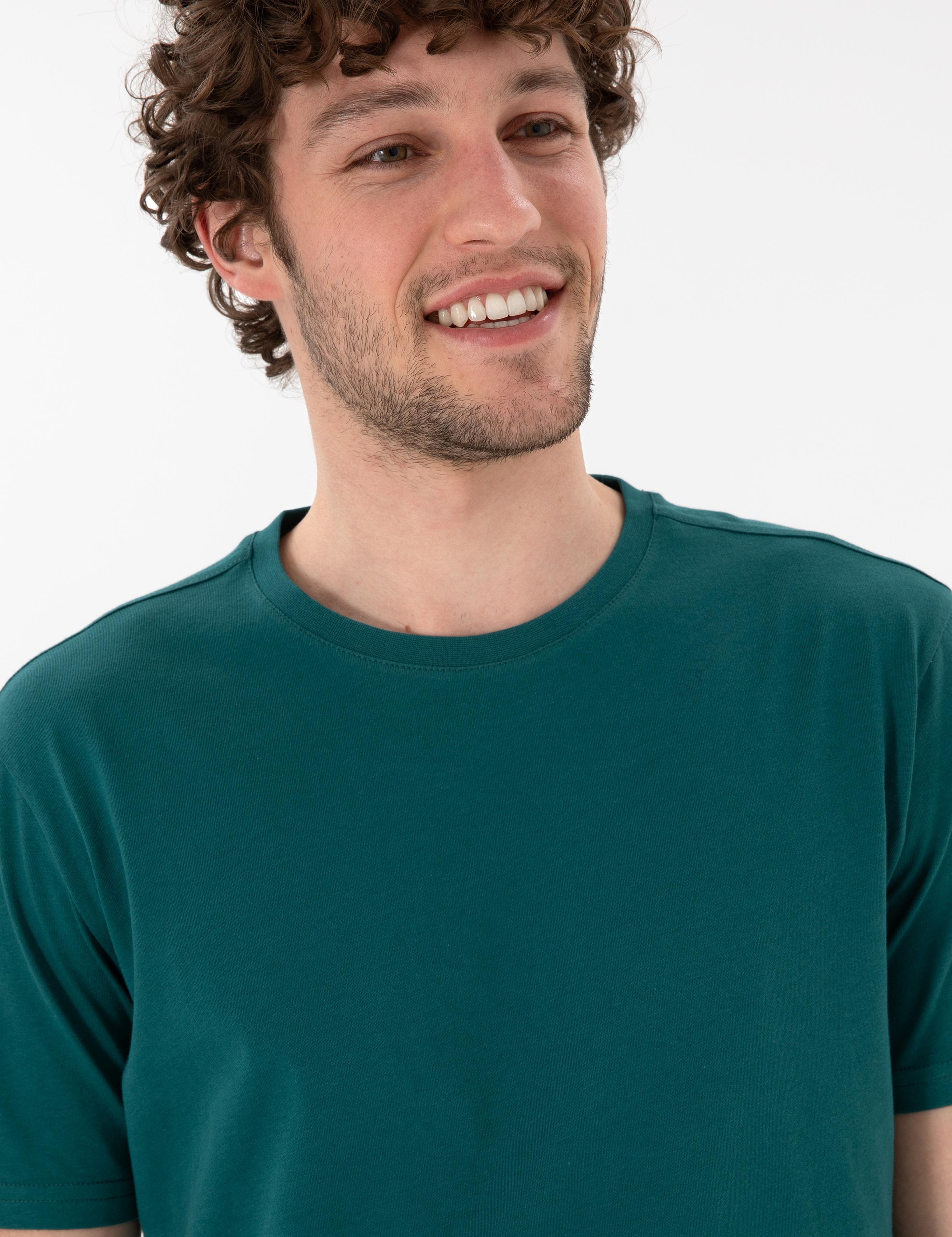 تی شرت یقه گرد آستین کوتاه رگولار یقه گرد مردانه یو اس پولو | U.S. Polo Assn. - تصویر 3