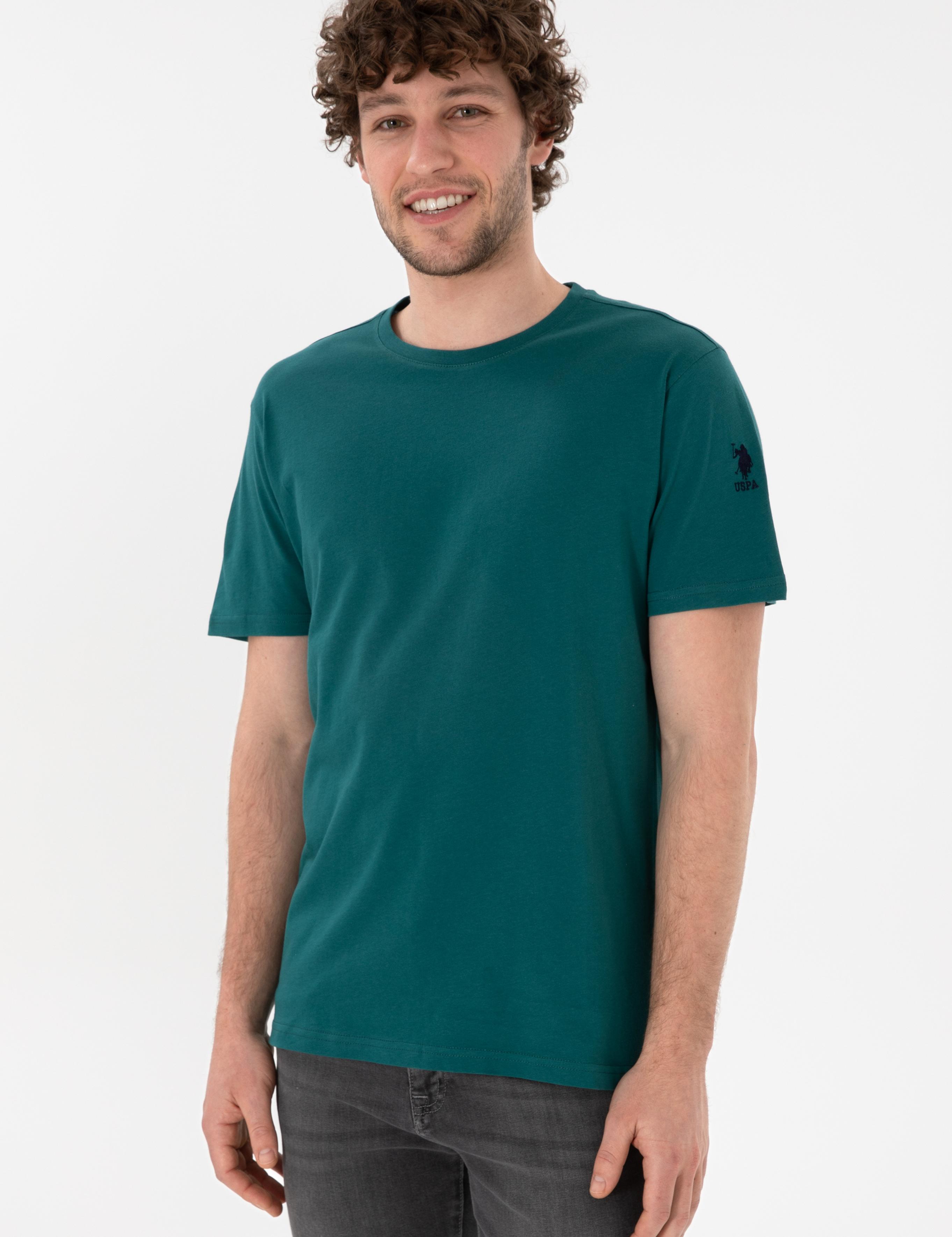 تی شرت یقه گرد آستین کوتاه رگولار یقه گرد مردانه یو اس پولو | U.S. Polo Assn. - تصویر 2
