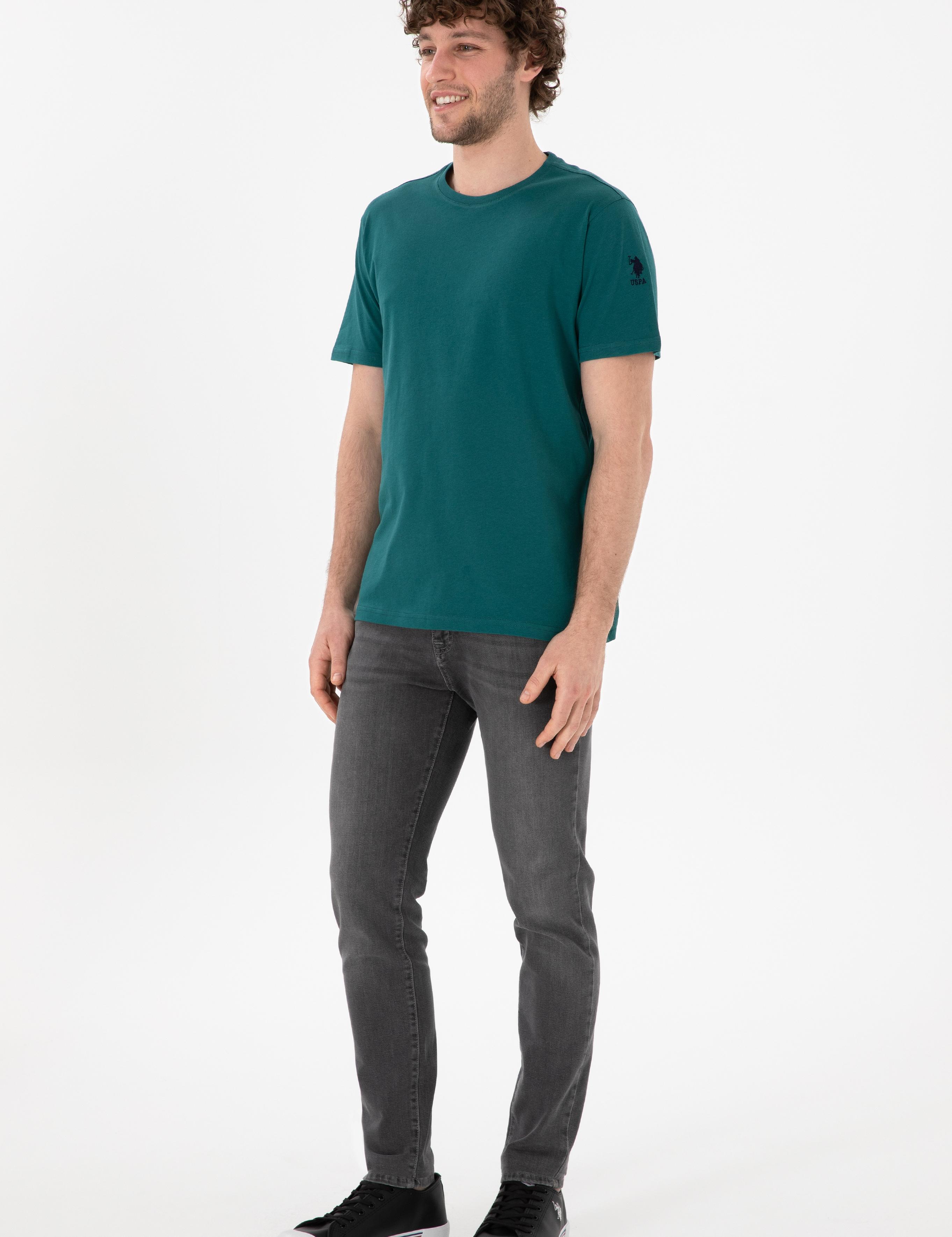 تی شرت یقه گرد آستین کوتاه رگولار یقه گرد مردانه یو اس پولو | U.S. Polo Assn. - تصویر 5