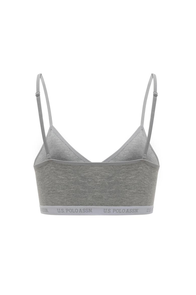 Kadın Gri Melanj İç Giyim Üst - 50301909028