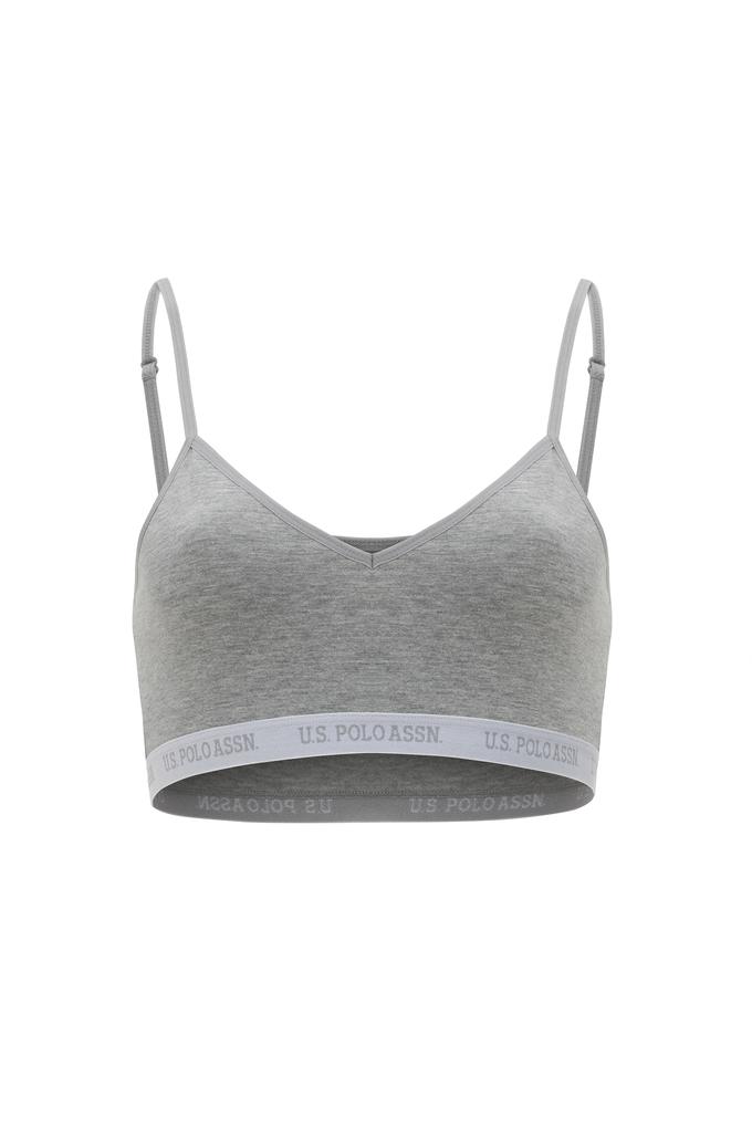 Kadın Gri Melanj İç Giyim Üst