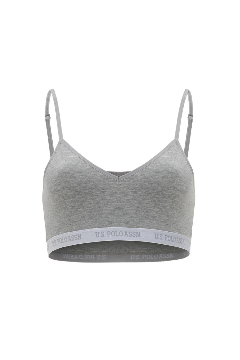 Kadın Gri Melanj İç Giyim Üst