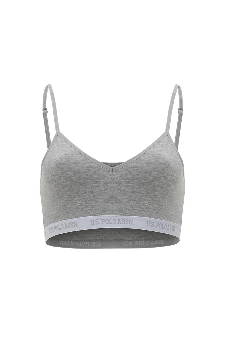 Kadın Gri Melanj İç Giyim Üst