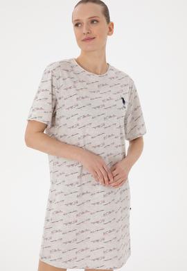 Kadın Ekru Gecelik - 50312839004