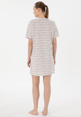 Kadın Ekru Gecelik - 50312839004