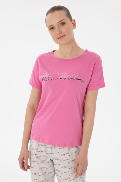 Kadın Fuşya Pijama Takımı