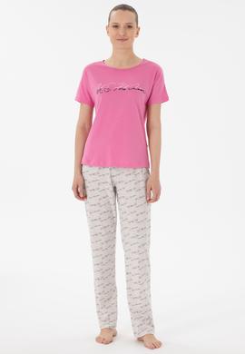 Kadın Fuşya Pijama Takımı - 50312906006