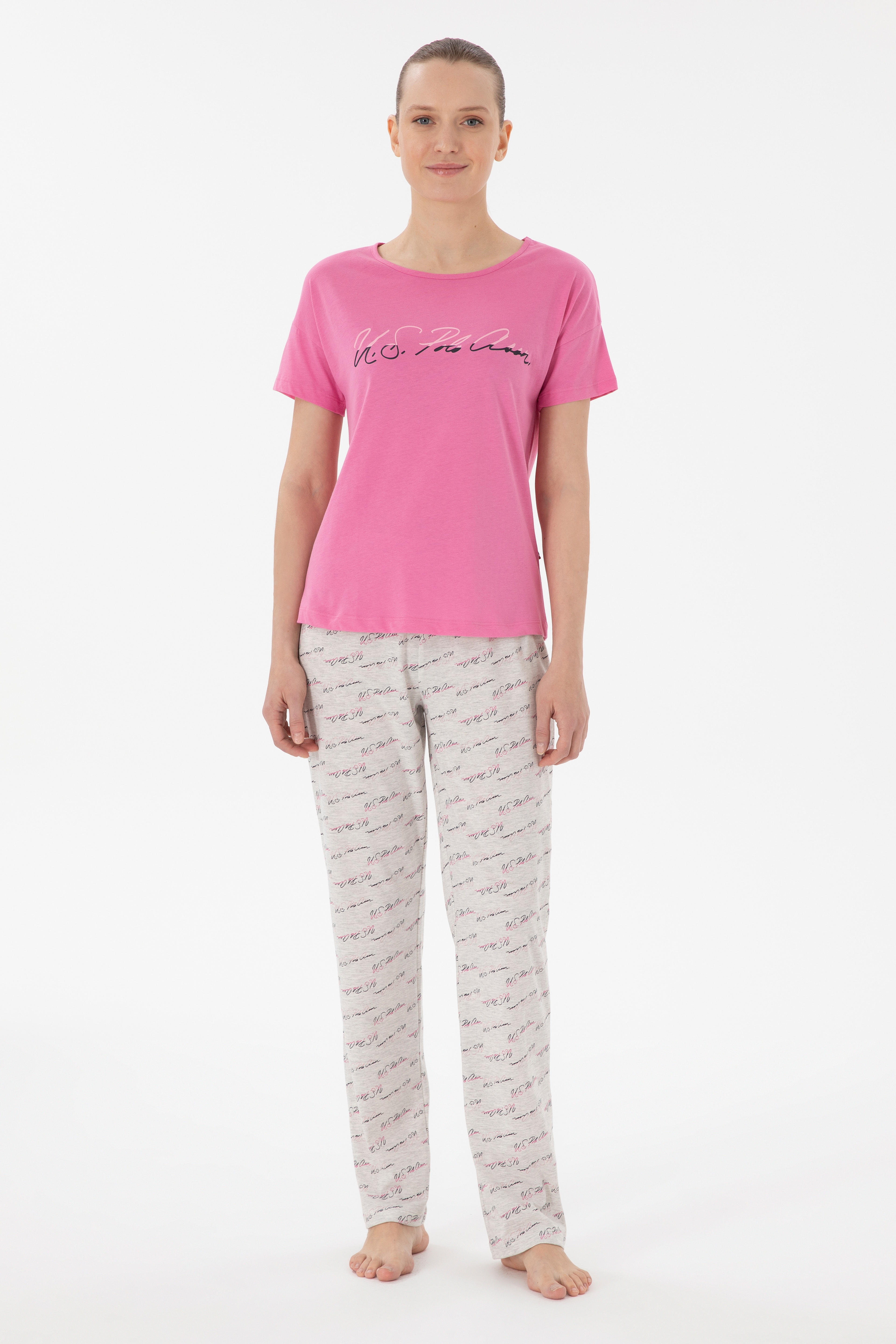 Kadın Fuşya Pijama Takımı - Image 1