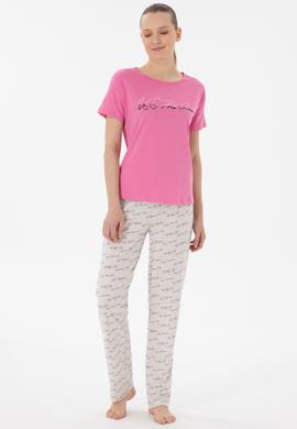 Kadın Fuşya Pijama Takımı - 50312906006