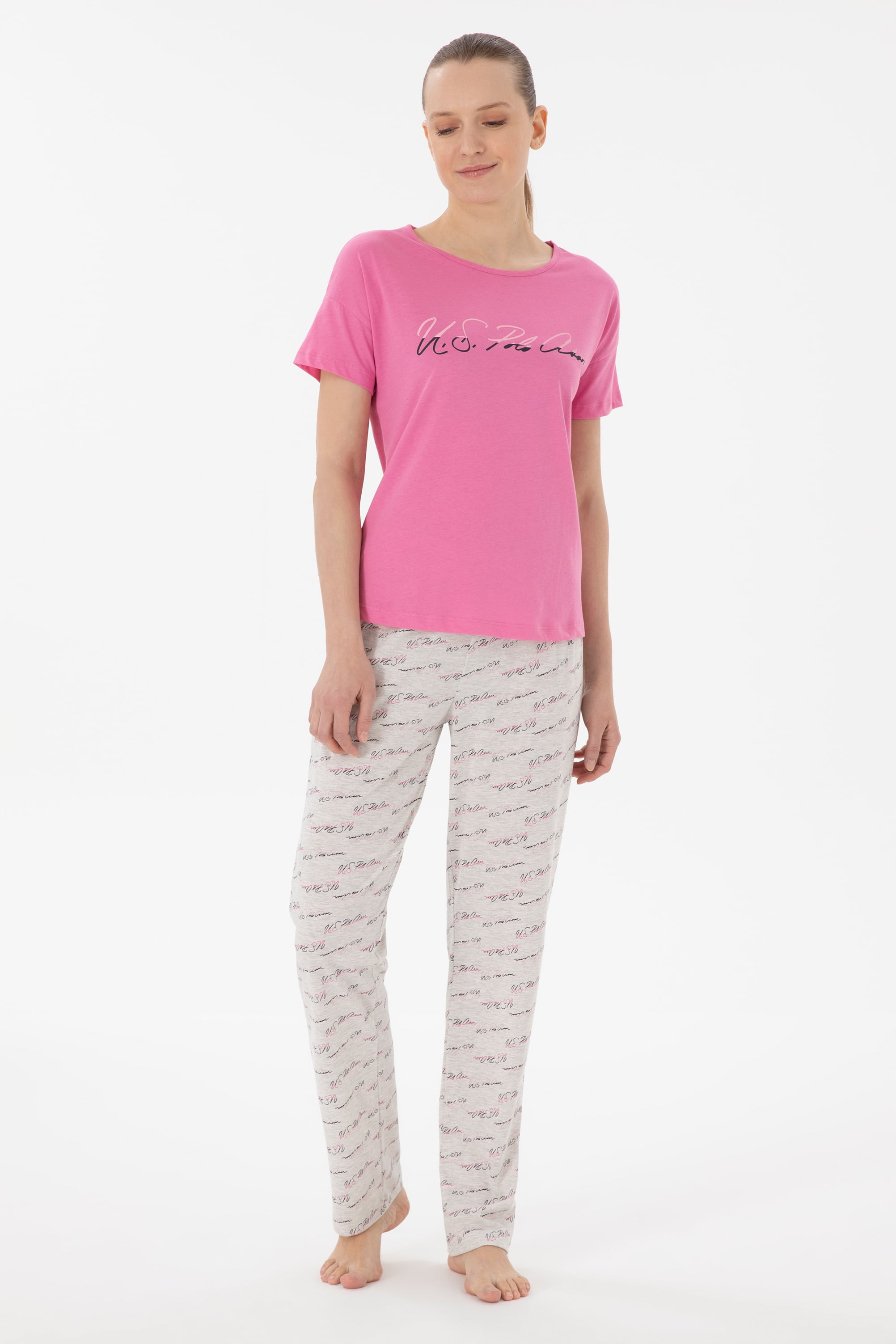 Kadın Fuşya Pijama Takımı