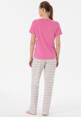 Kadın Fuşya Pijama Takımı - 50312906006