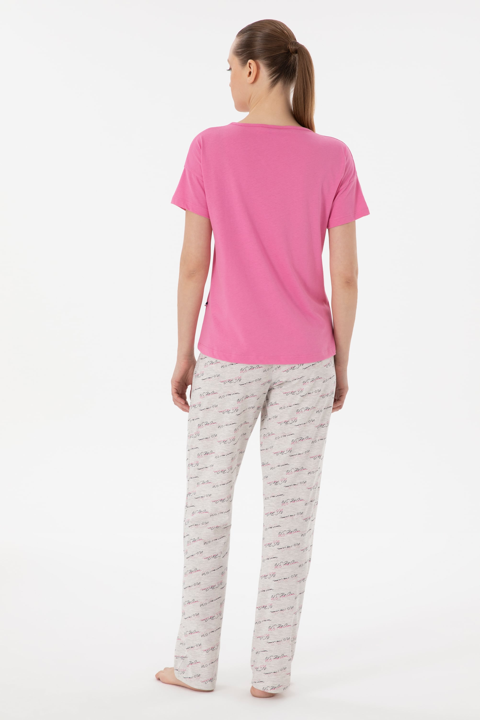 Kadın Fuşya Pijama Takımı - Image 5