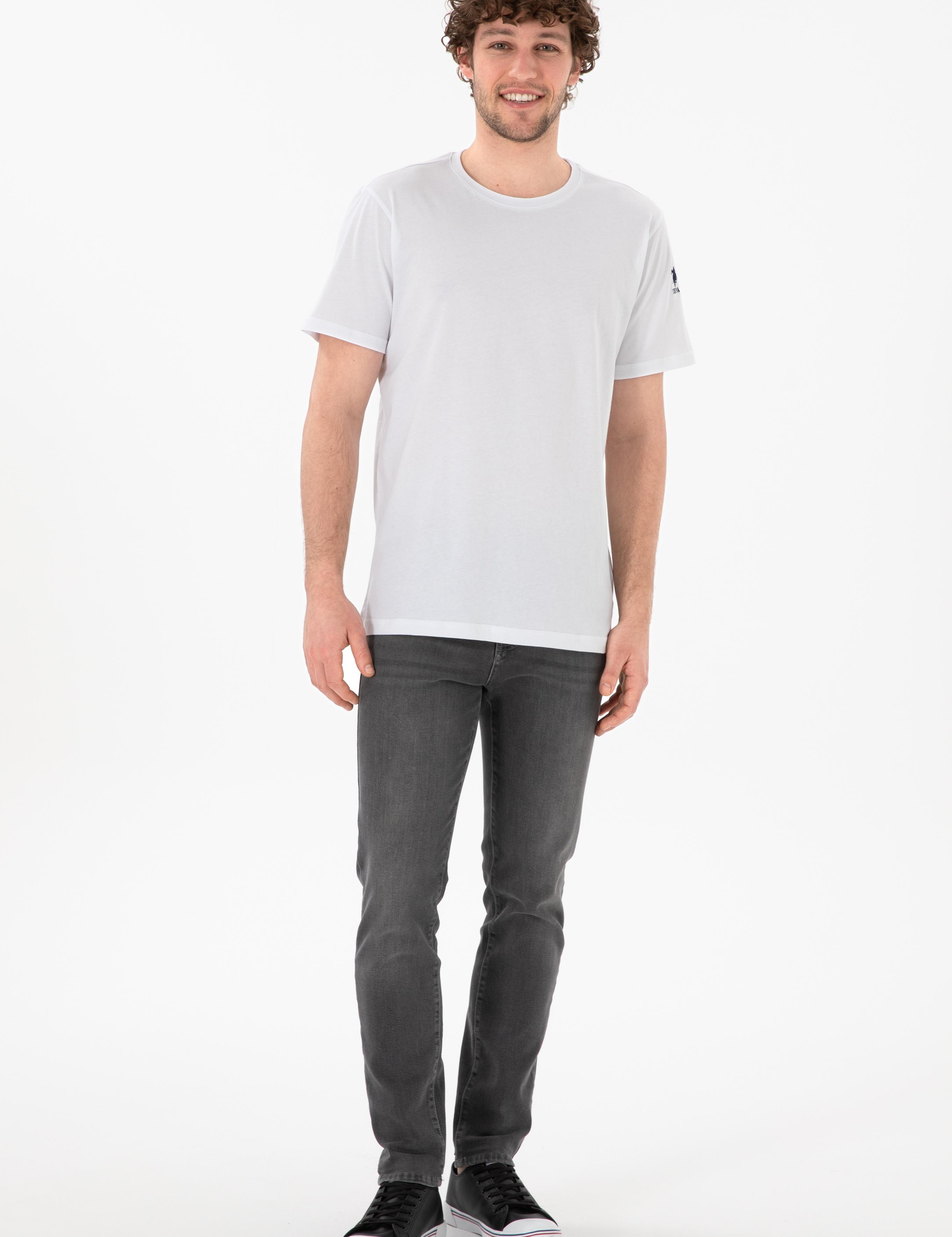 تی شرت یقه گرد آستین کوتاه رگولار یقه گرد مردانه یو اس پولو | U.S. Polo Assn. - تصویر 5