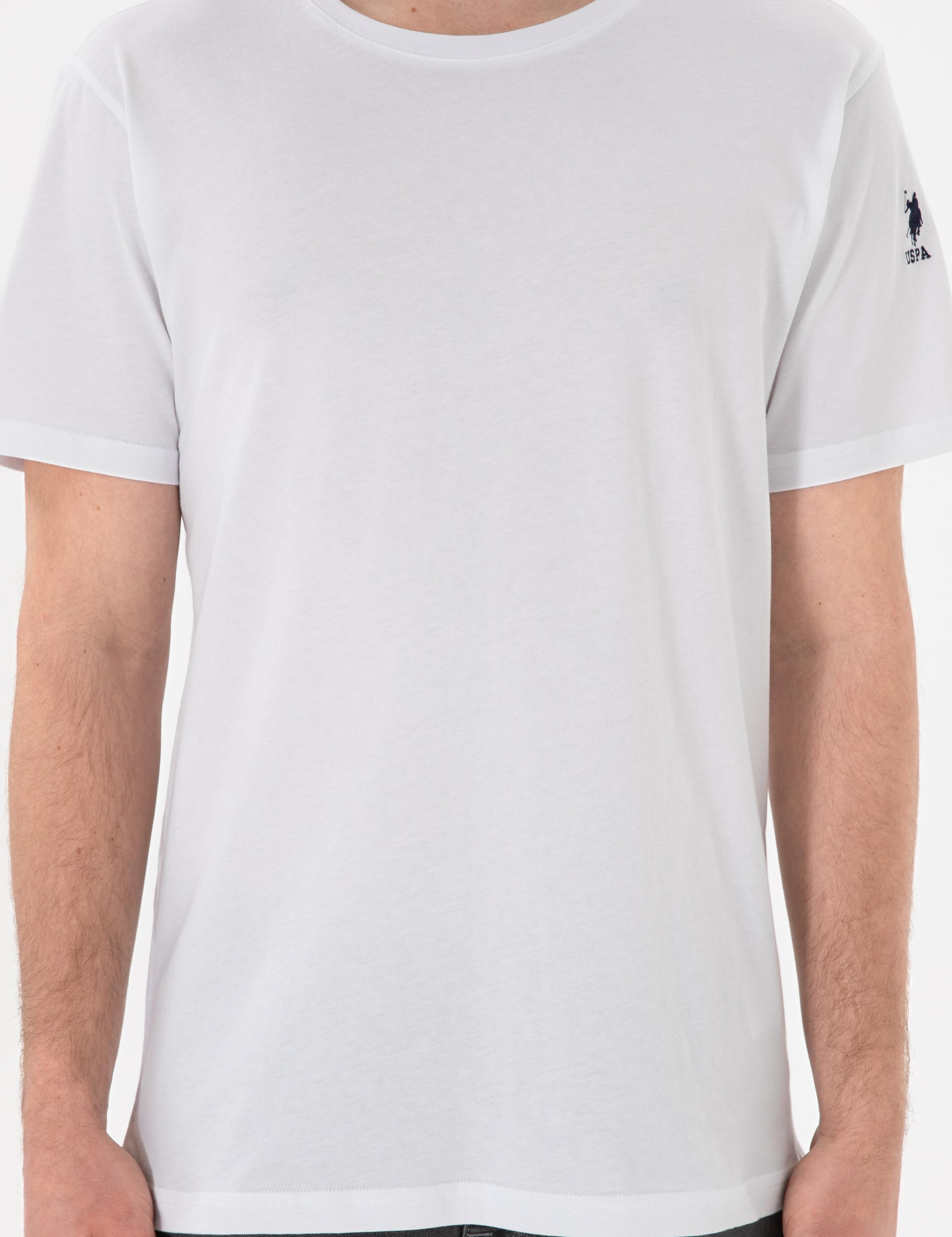تی شرت یقه گرد آستین کوتاه رگولار یقه گرد مردانه یو اس پولو | U.S. Polo Assn. - تصویر 7