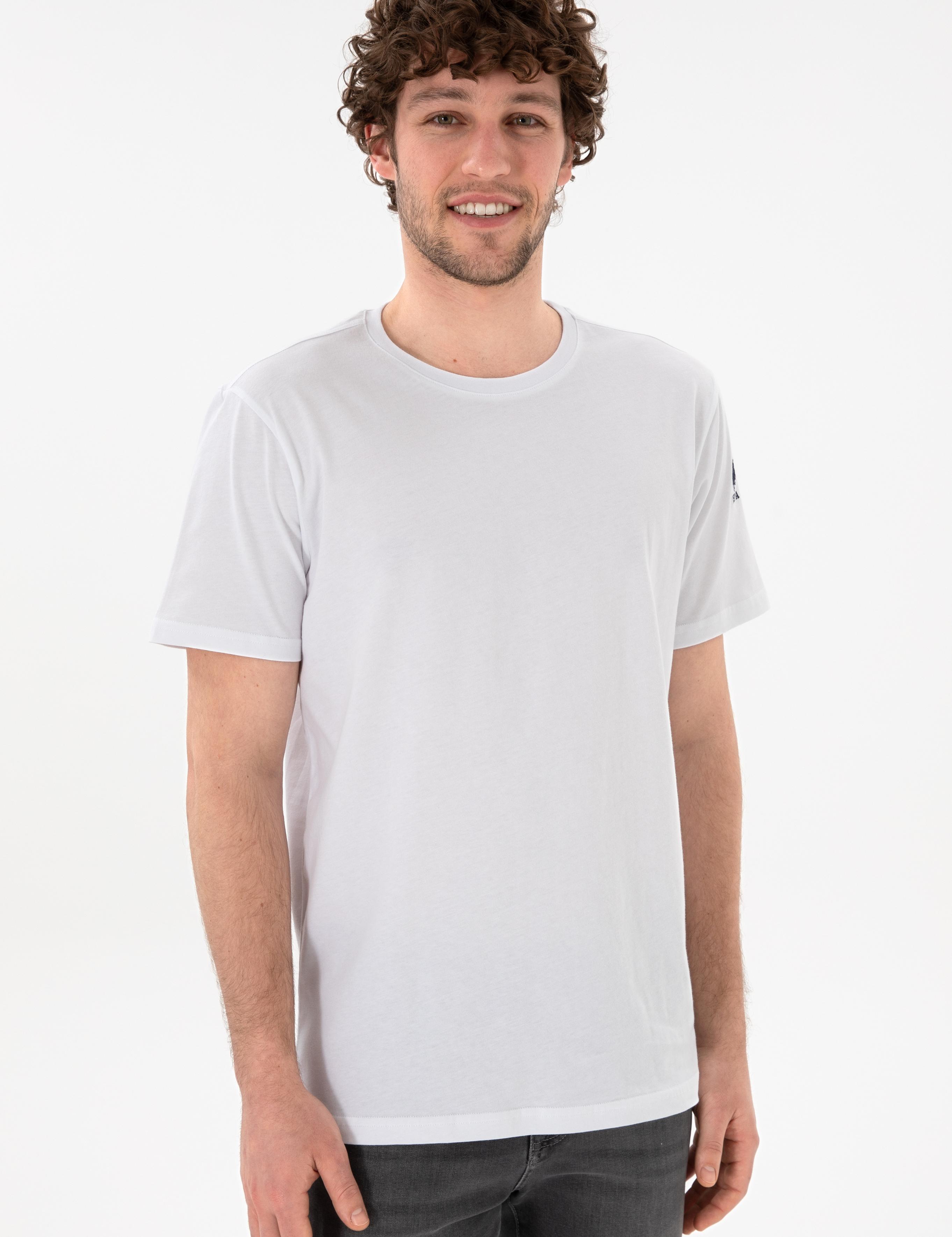 تی شرت یقه گرد آستین کوتاه رگولار یقه گرد مردانه یو اس پولو | U.S. Polo Assn. - تصویر 2