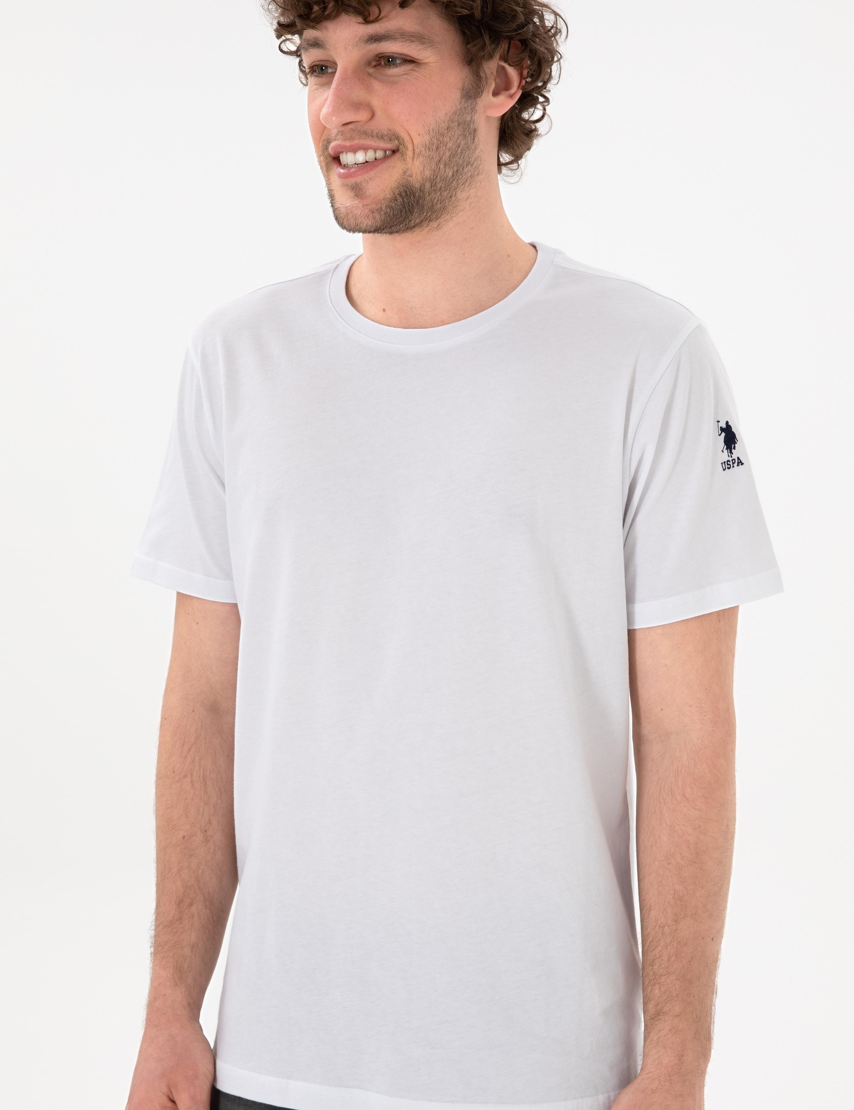 تی شرت یقه گرد آستین کوتاه رگولار یقه گرد مردانه یو اس پولو | U.S. Polo Assn. - تصویر 4